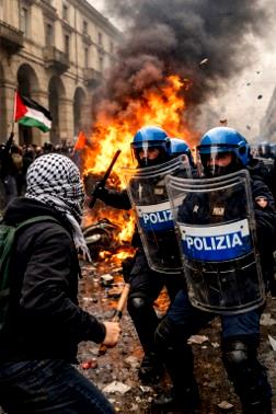 Scontri di Torino e crisi sociale in Italia – Analisi e riflessioni