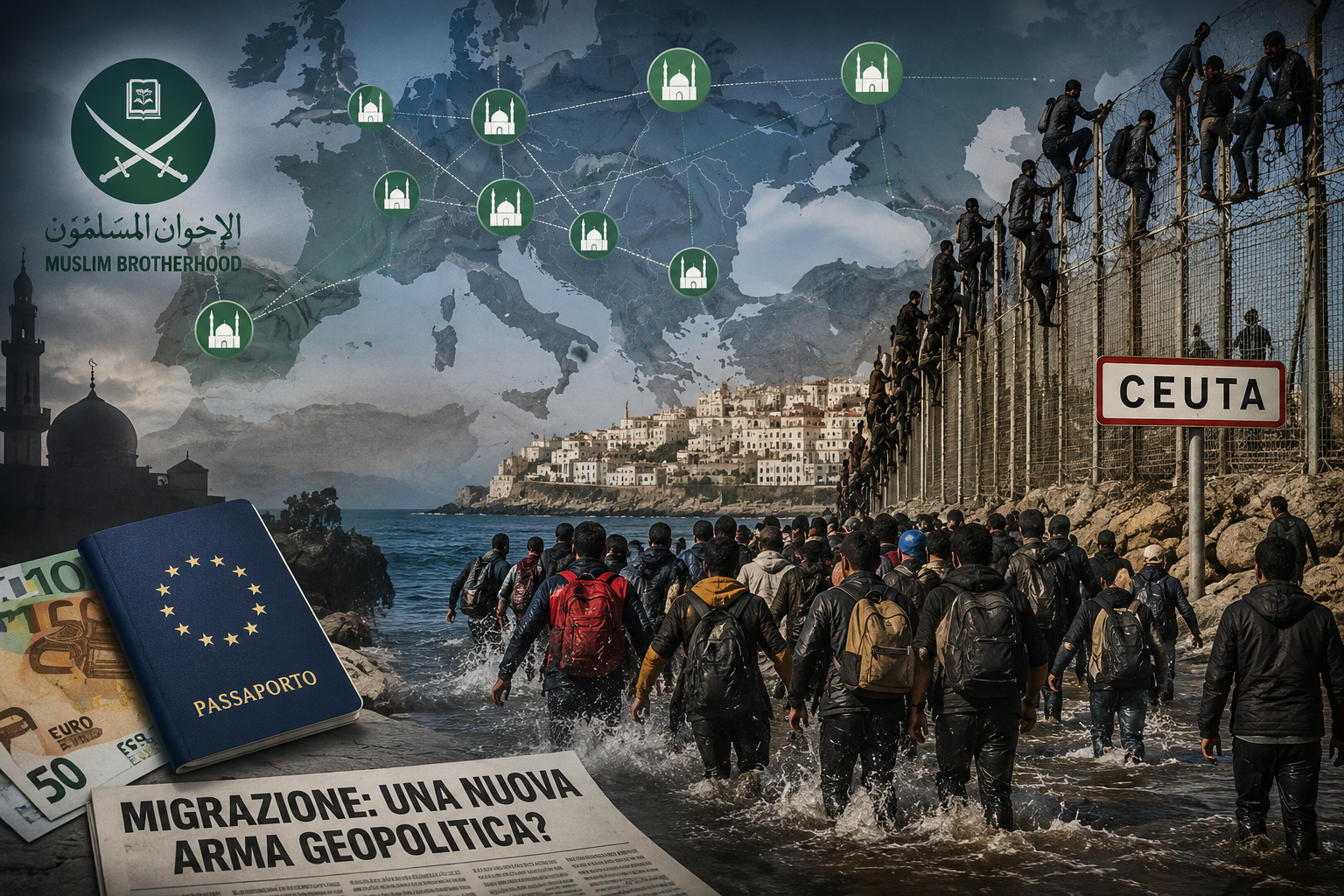 Ceuta, Fratelli Musulmani e migrazione geopolitica